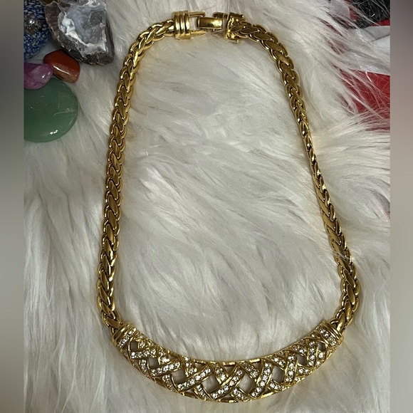 Vintage Swarovski Crystal Necklace - Picture 1 of 10